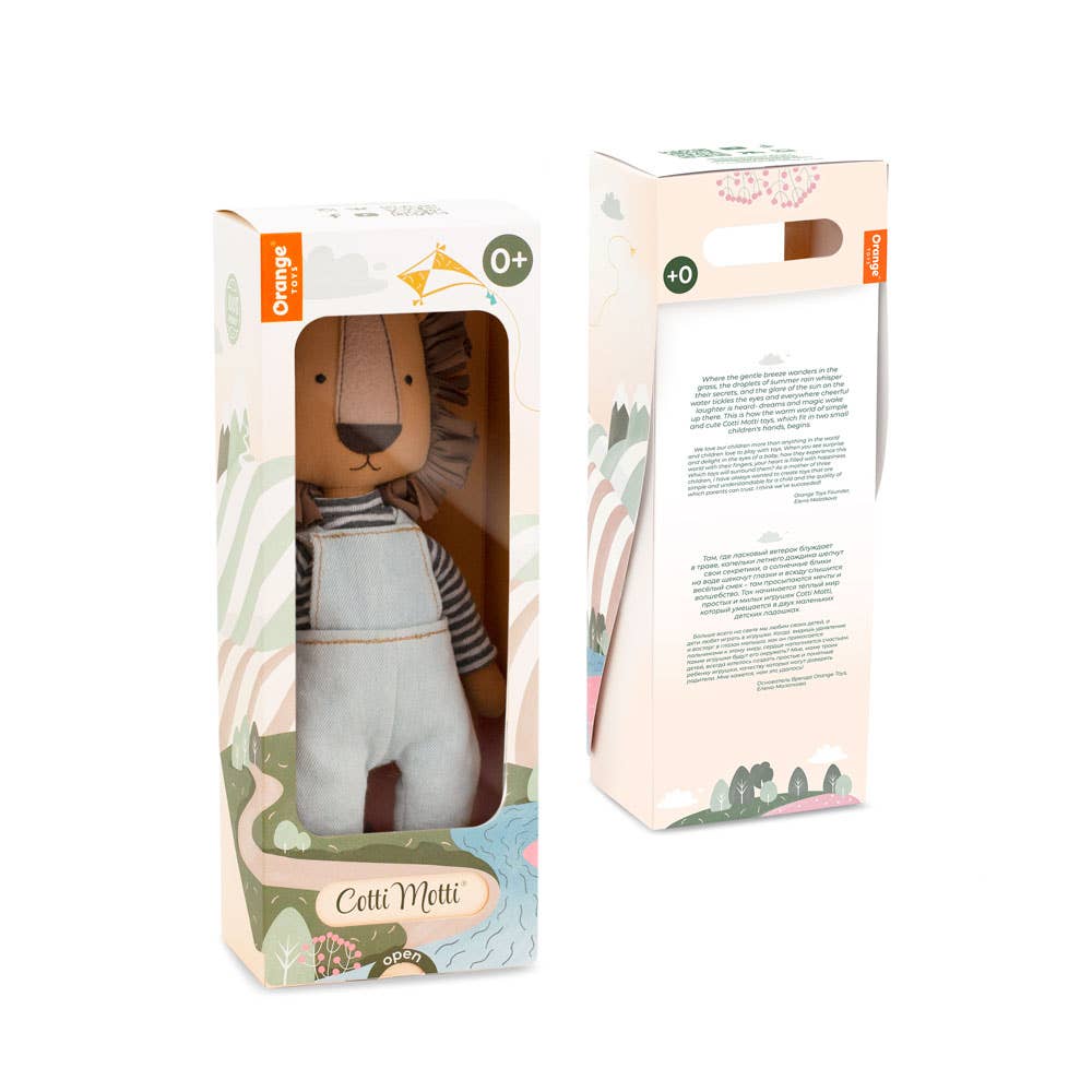 Peluche de algodón, Cotti Motti, Simon el León -29cm-0+