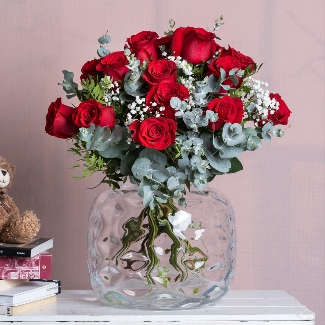 Ramo de 15 Rosas Rojas