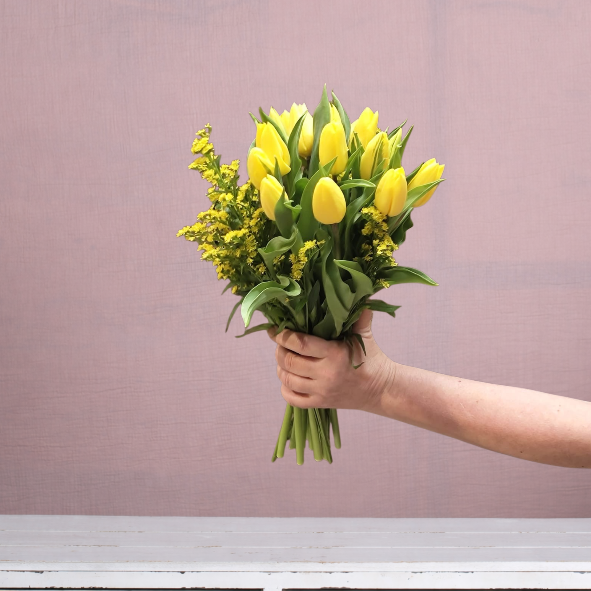 Ramo de 15 tulipanes