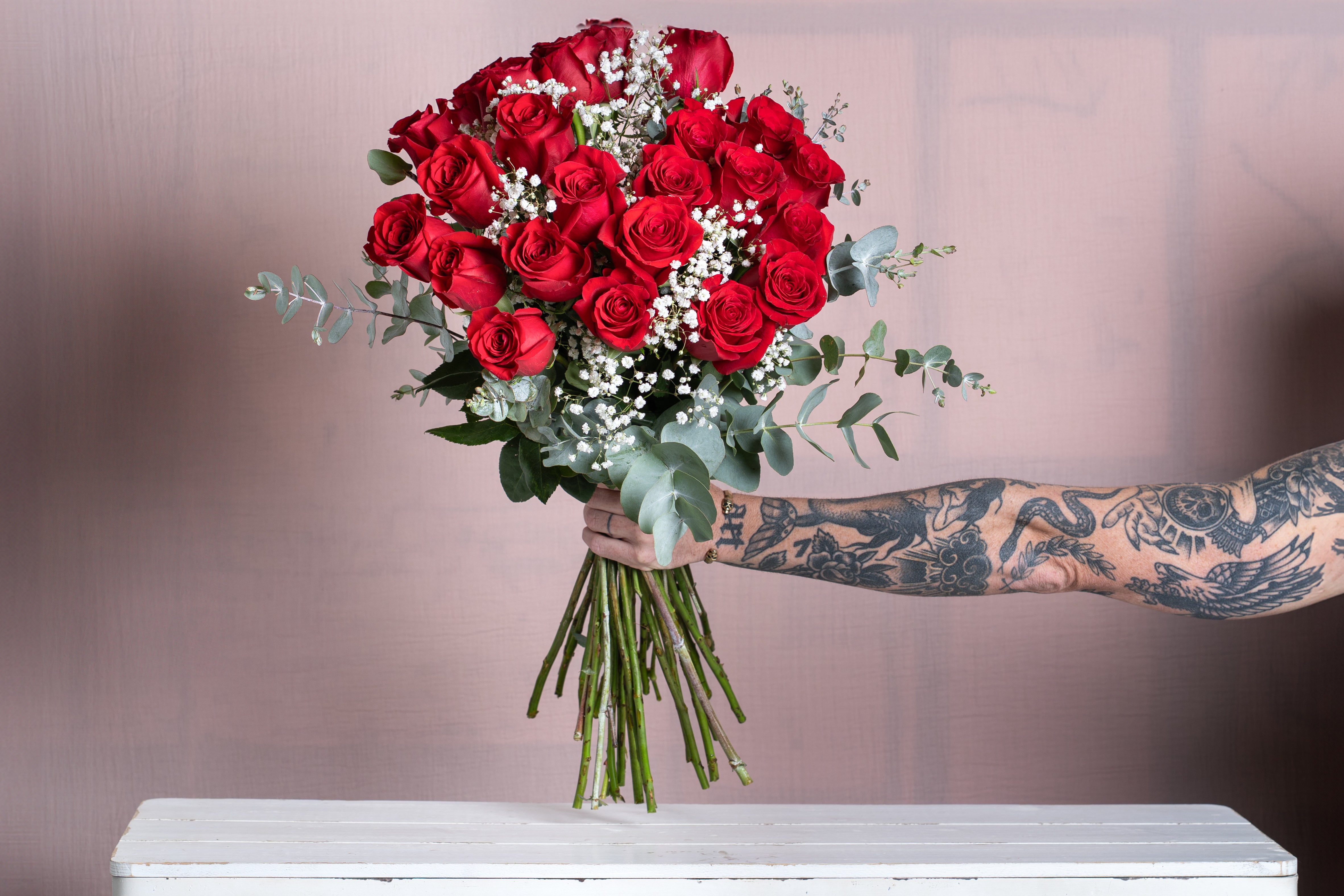 Ramo de 25 Rosas Rojas