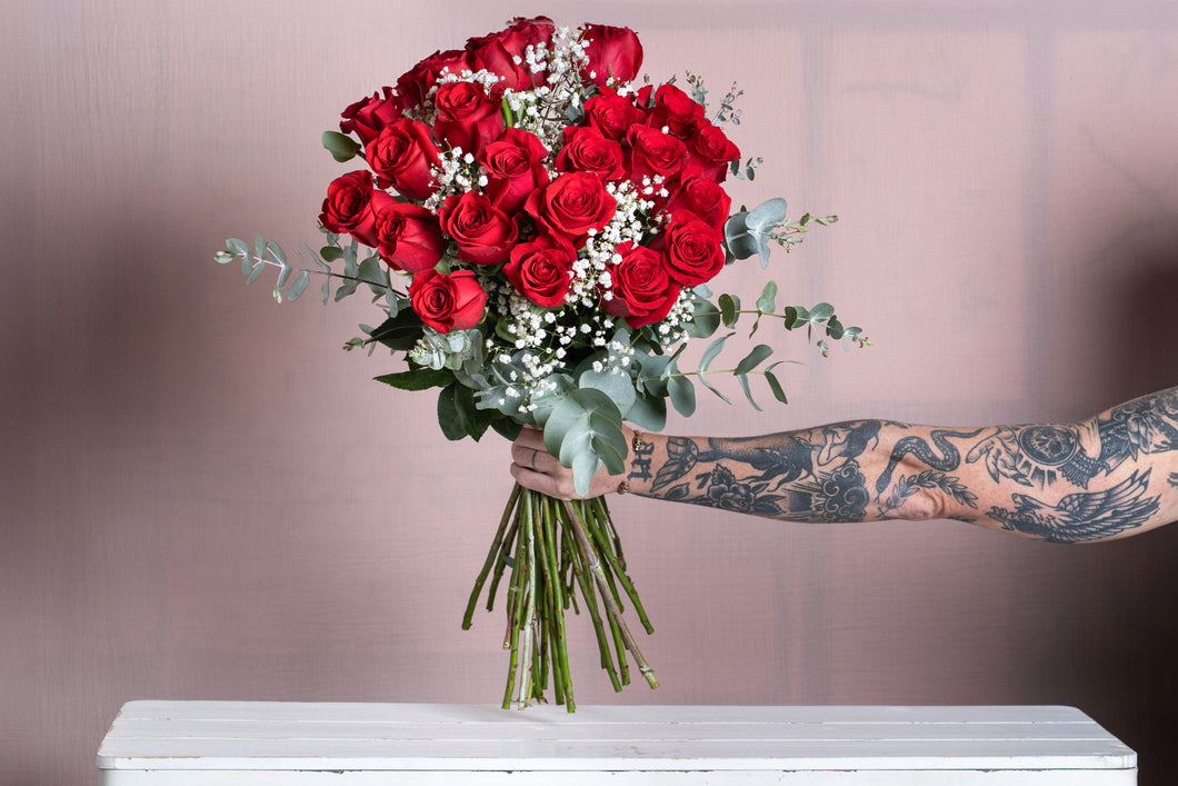 Ramo de 25 Rosas Rojas